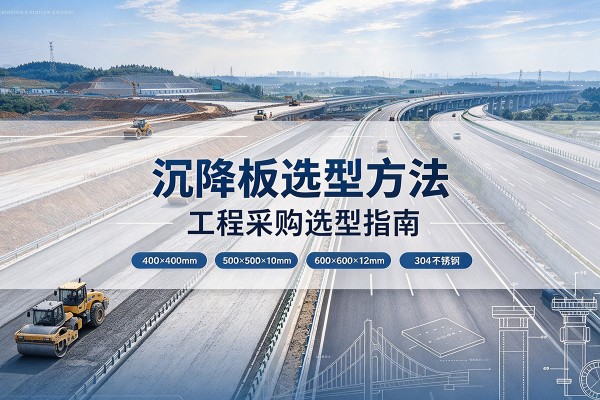 青羊沉降板选择方法