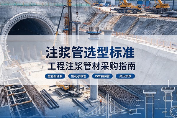 青羊注浆管选型标准