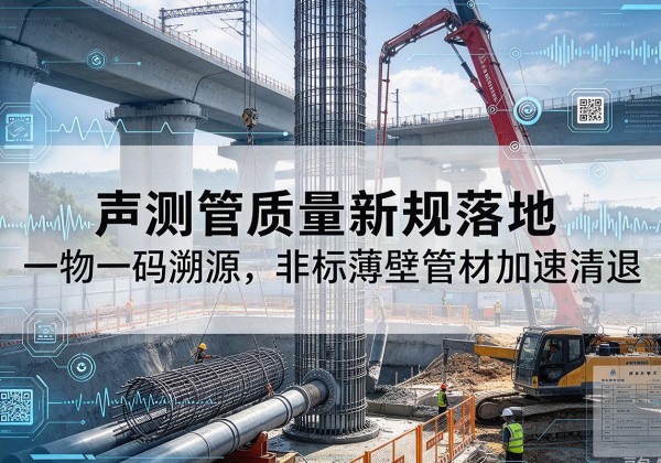 青羊声测管质量新规落地，一物一码溯源，非标薄壁管材加速清退