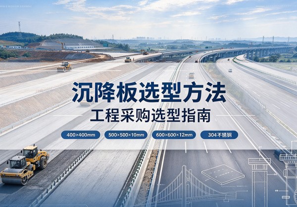 青羊沉降板选择方法
