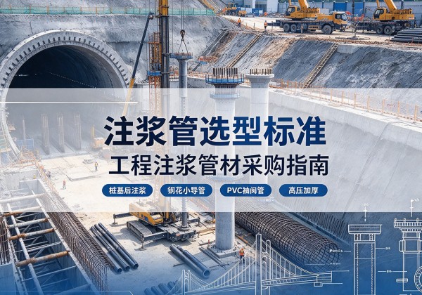 青羊注浆管选型标准